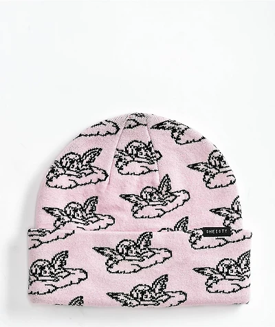 $HEI$TY Cherubs Pink Beanie