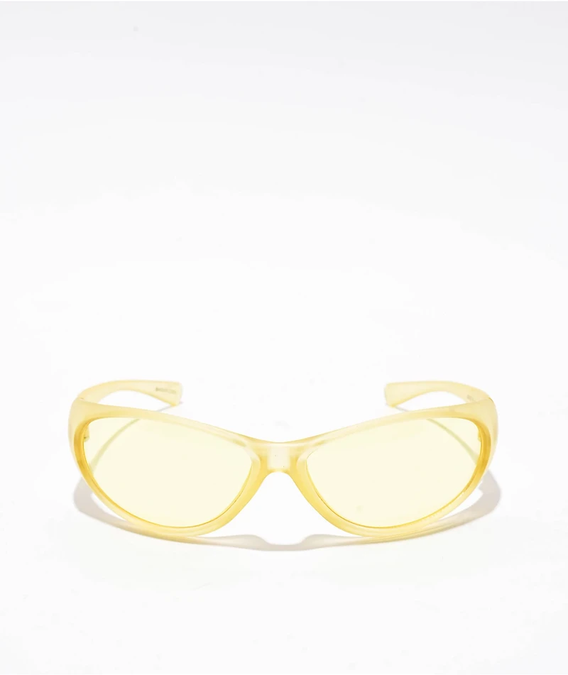A.LAB Bassface Yellow Speeder Sunglasses