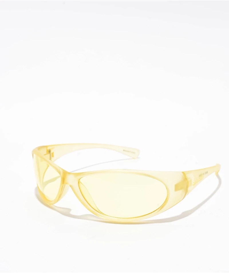 A.LAB Bassface Yellow Speeder Sunglasses