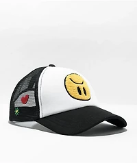 A.LAB Raine Black & White Trucker Hat