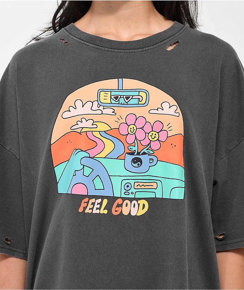 Desert Dreamer x Dreyfus Feel Good Grey Boyfriend Shirt