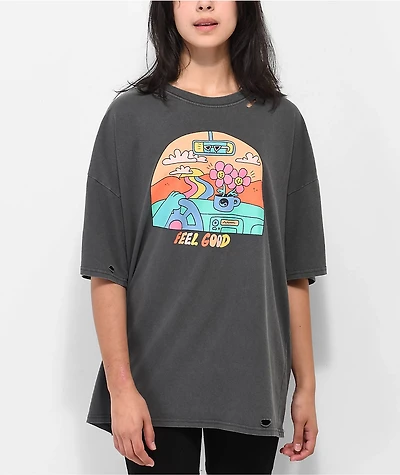 Desert Dreamer x Dreyfus Feel Good Grey Boyfriend Shirt