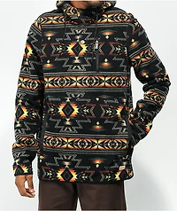 Dravus McKinley Black Geo Print Tech Fleece Jacket
