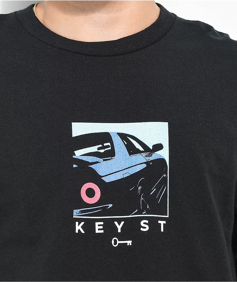 Key Street Angles Black T-Shirt