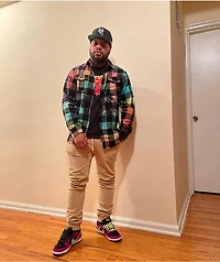 Odd Future Tie Dye Woven Flannel