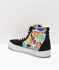 Vans Sk8-Hi Cultivate Care Floral Black & White Skate Shoes