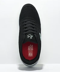 eS EOS Black, White & Turquoise Skate Shoes