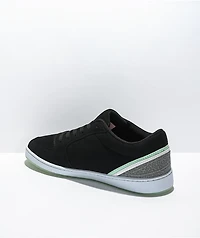 eS EOS Black, White & Turquoise Skate Shoes