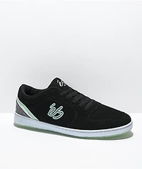 eS EOS Black, White & Turquoise Skate Shoes