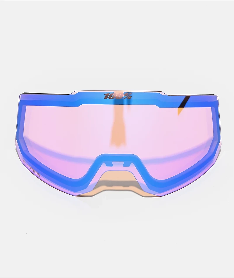 100% Snowcraft S Zoi Ink & HiPER Mirror Purple Snowboard Goggles