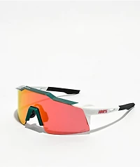 100% x Bora - hansgrohe Speedcraft SL Team Gloss Metallic & Matte White Sunglasses