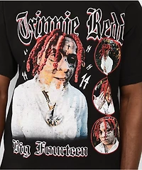 1400 by Trippie Redd Big Fourteen Black T-Shirt