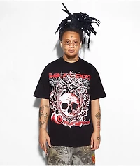 1400 by Trippie Redd Skull Head Black T-Shirt
