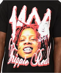1400 by Trippie Redd Smoke Ring Black T-Shirt