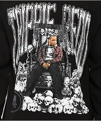 1400 by Trippie Redd Skulls Black Long Sleeve T-Shirt