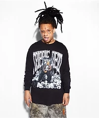 1400 by Trippie Redd Skulls Black Long Sleeve T-Shirt