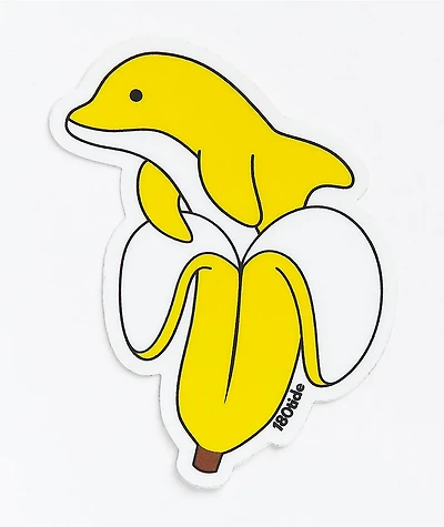 180TIDE Banana The Dolphin Sticker
