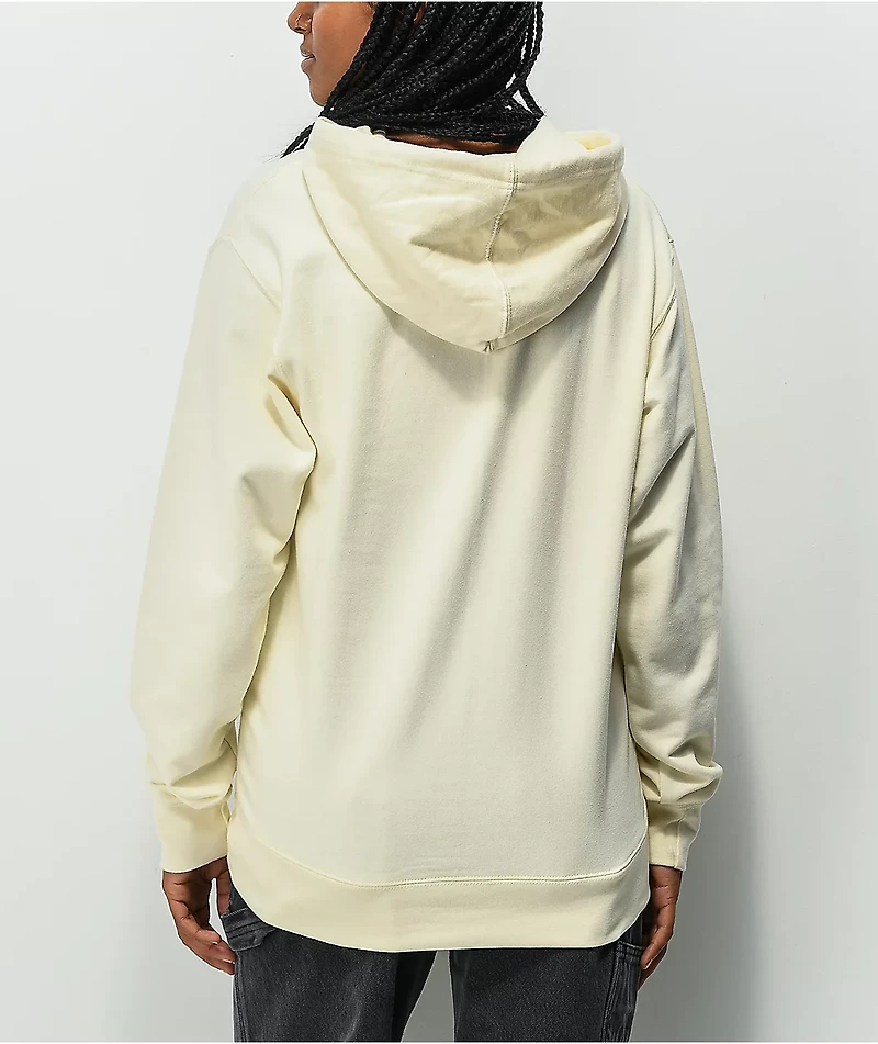 180TIDE Koi Fish Cream Hoodie