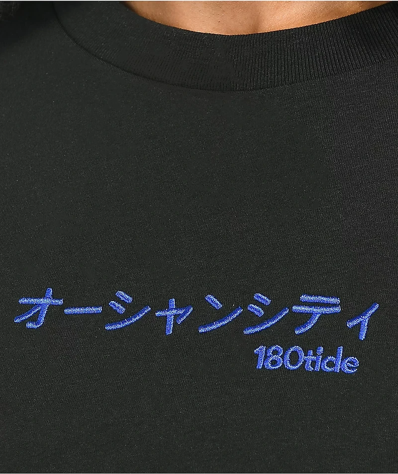 180TIDE Ocean City Black T-Shirt