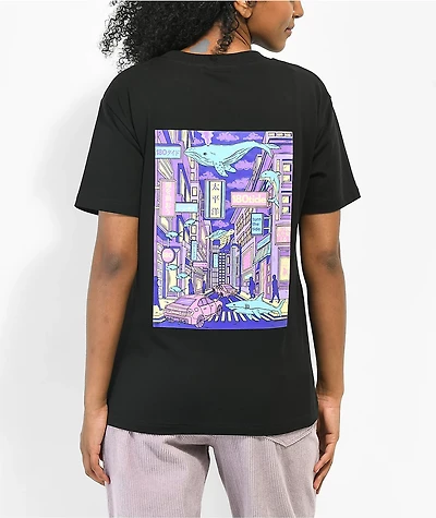 180TIDE Ocean City Black T-Shirt