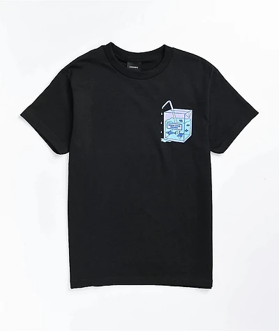 180TIDE Ocean Juice Box Black T-Shirt