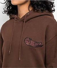 180TIDE Sea Otter Ears Brown Hoodie