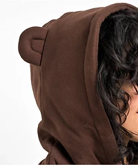 180TIDE Sea Otter Ears Brown Hoodie
