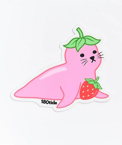 180TIDE Strawberry Seal Sticker
