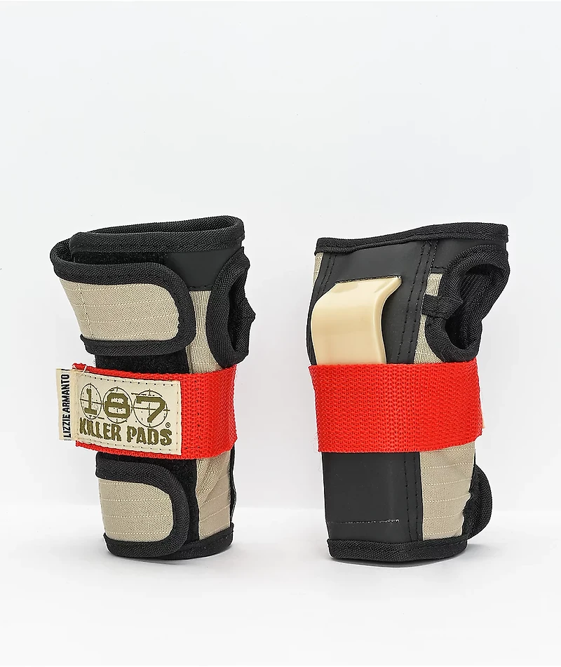 187 Killer Lizzie Red & Cream 3-Pack Pad Set
