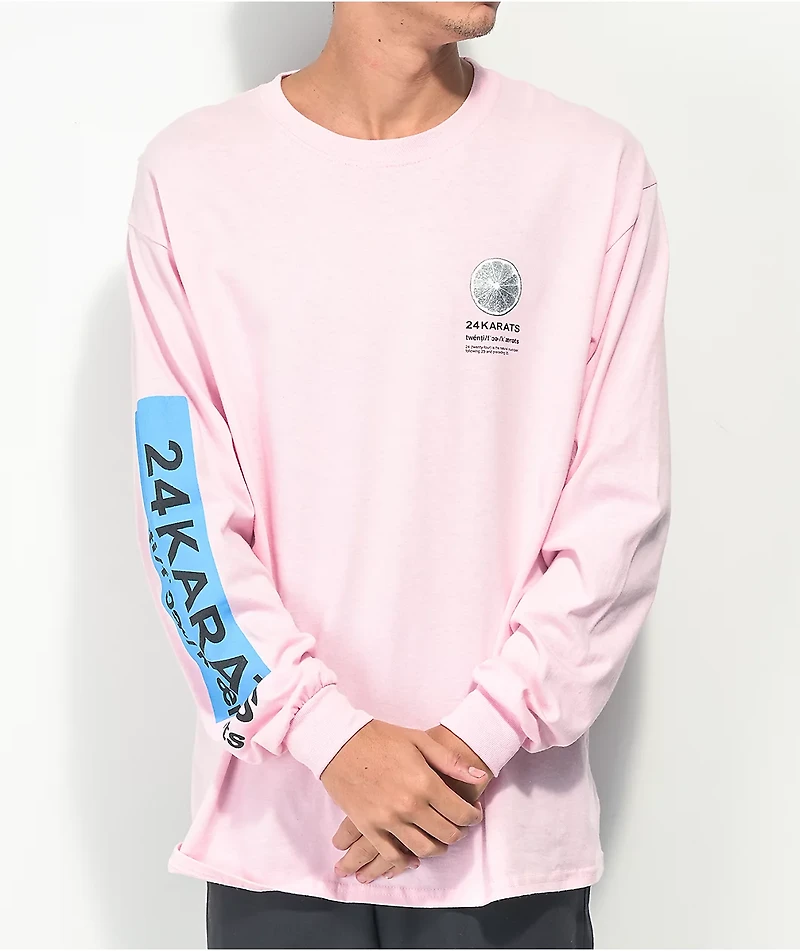 24Karats Paradise Pink Long Sleeve T-Shirt