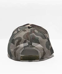 26 Red Astro Cat Camo Trucker Hat