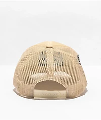 26 Red Astronaut Cat Cream Trucker Hat