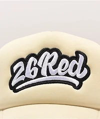 26 Red Cream Trucker Hat