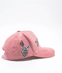 26 Red Lighter Corduroy Dusty Pink Snapback Hat