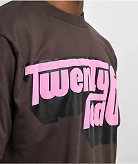 26 Red Retro Puff Brown T-Shirt