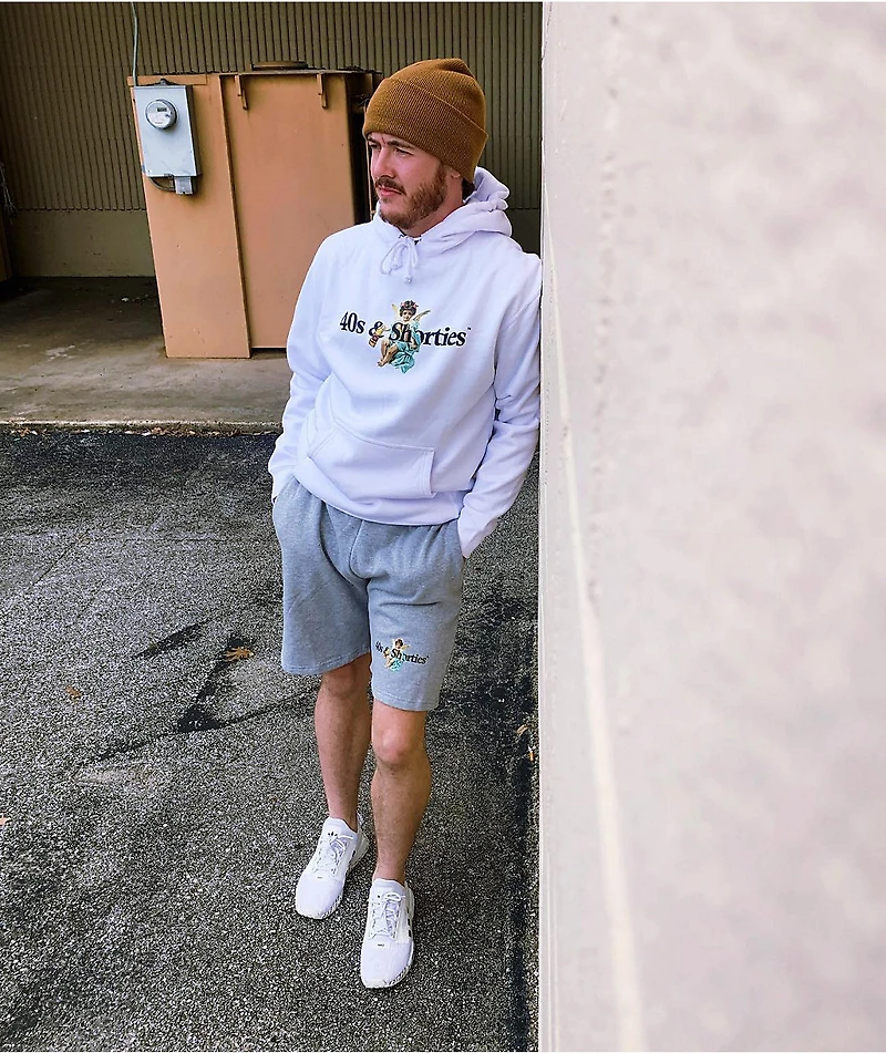 40s & Shorties Angel Grey Sweat Shorts