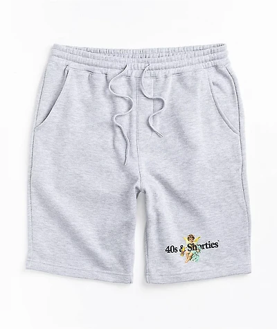 40s & Shorties Angel Grey Sweat Shorts