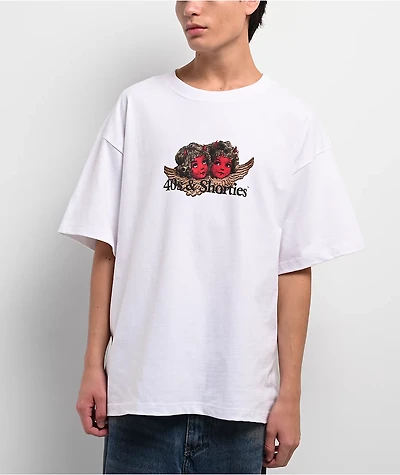 40s & Shorties Bad & Good White T-Shirt
