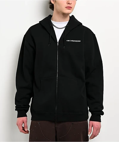 40s & Shorties Born Sinner Black Zip Hoodie