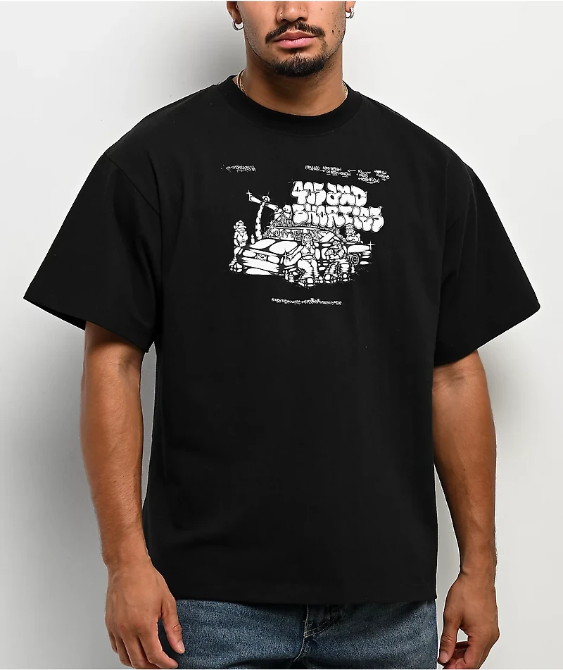 40s & Shorties Cold Game Black T-Shirt