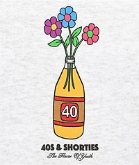 40s & Shorties Flowers White T-Shirt