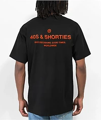 40s & Shorties General Black Orange T-Shirt