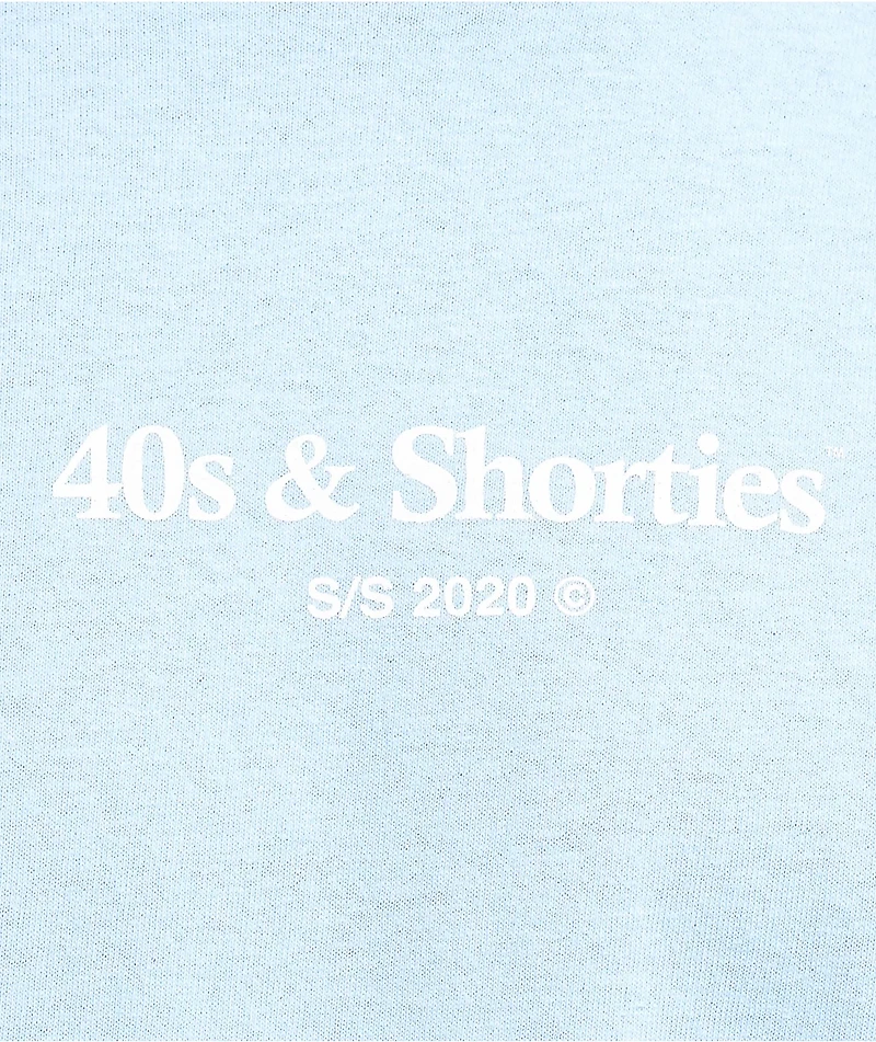 40s & Shorties General Logo Blue T-Shirt