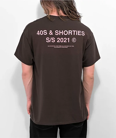 40s & Shorties General Logo Brown T-Shirt