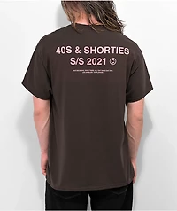 40s & Shorties General Logo Brown T-Shirt