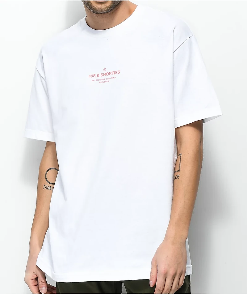 40s & Shorties General White T-Shirt