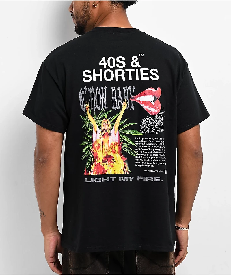 40s & Shorties Good Times Black T-Shirt