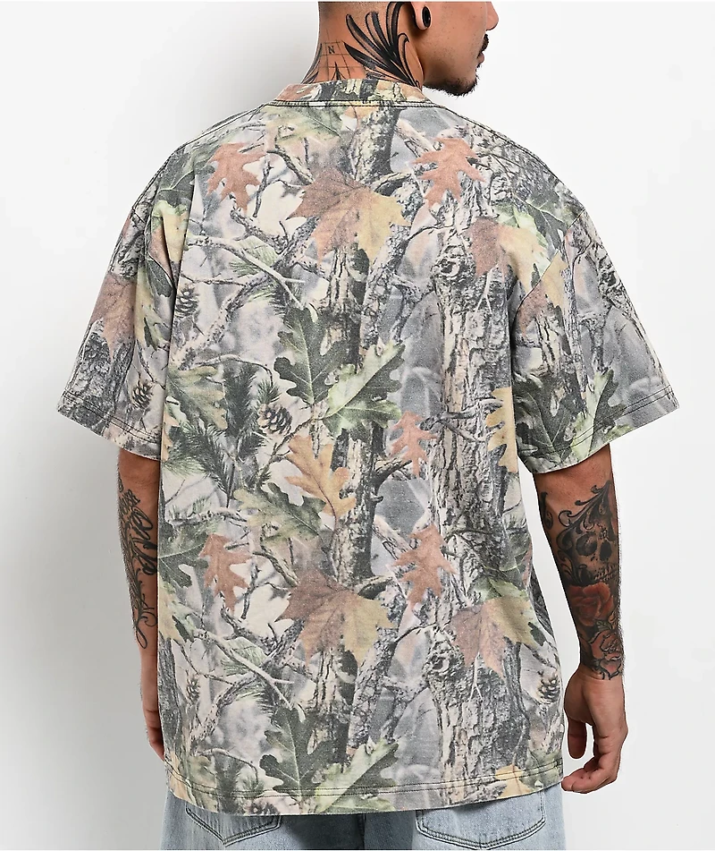 40s & Shorties Grungy OG Log Camo Boxy T-Shirt