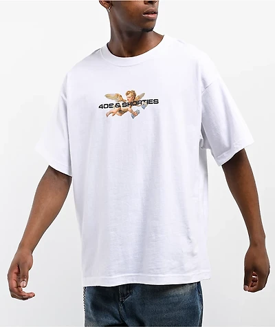 40s & Shorties Heavenly Bands White T-Shirt