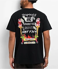 40s & Shorties Hot FIYA Black T-Shirt
